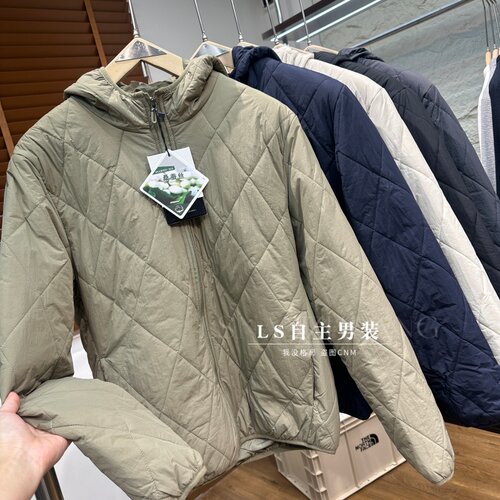 男女情侣款！上身有型！外贸男装秋冬户外防风保暖绗缝棉服外套潮