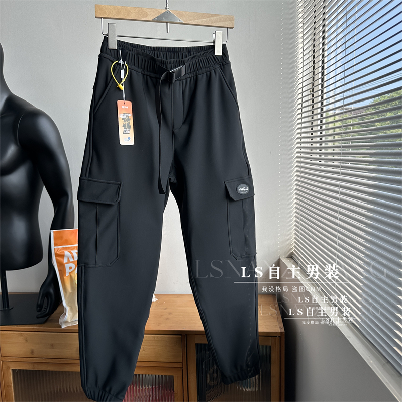 高品质！版型到位了~一条过冬~3D立裁秋冬工装三防加绒加厚休闲裤