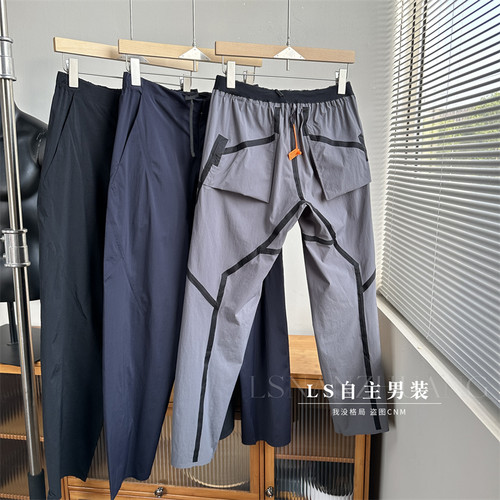 2025春款休闲裤男宽松直筒长裤