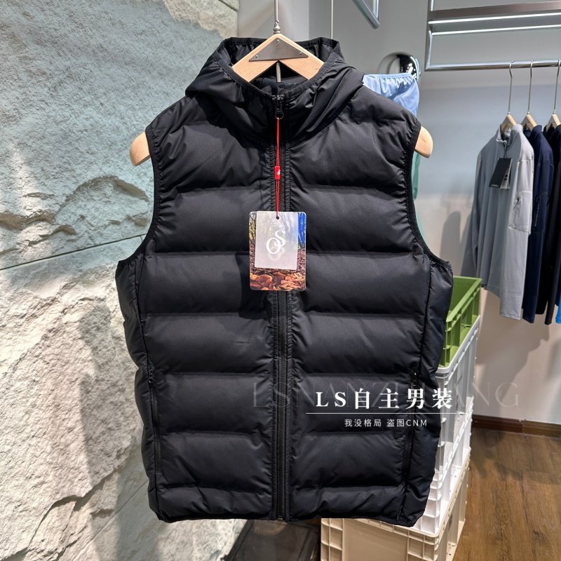 拒水纤维科技棉填充男女同款运动户外防风防泼水连帽棉马甲背心,男装,常规马甲,淘宝优惠券,粉丝福利购,淘宝优惠卷