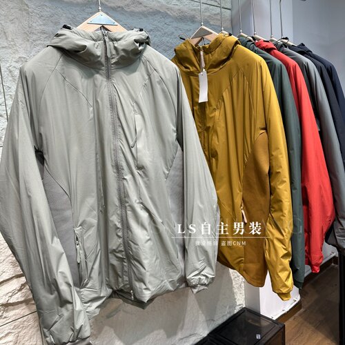 户外休闲运动风连帽棉衣男女秋冬保暖轻量化多色拉链百搭棉服外套
