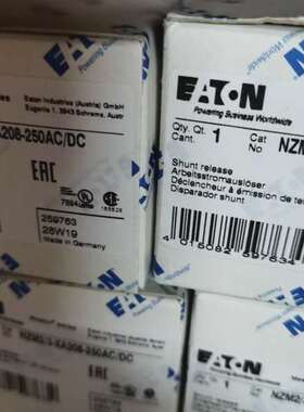 {议价}伊顿穆勒NZM2/3-XA208-250AC/DC