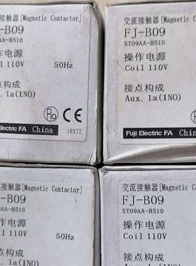 议价Fuji富士接触器 FJ-B09  AC110V  共18只