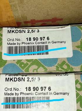 议价菲尼克斯端子 MKDSN 2,5/3  1890976