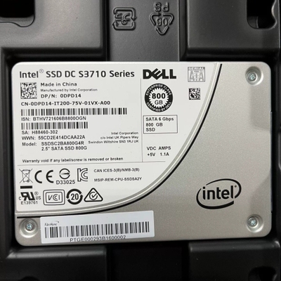 议价戴尔/英特尔DC S3710 800GB SATA 固态硬盘