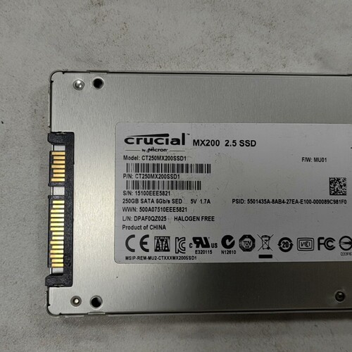 议价英睿达 mx200 ssd 250g 固态硬盘