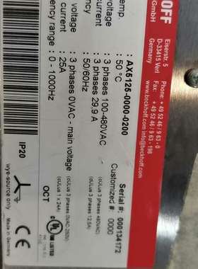 {议价}倍福驱动器AX5125-0000-0200，，功能拆