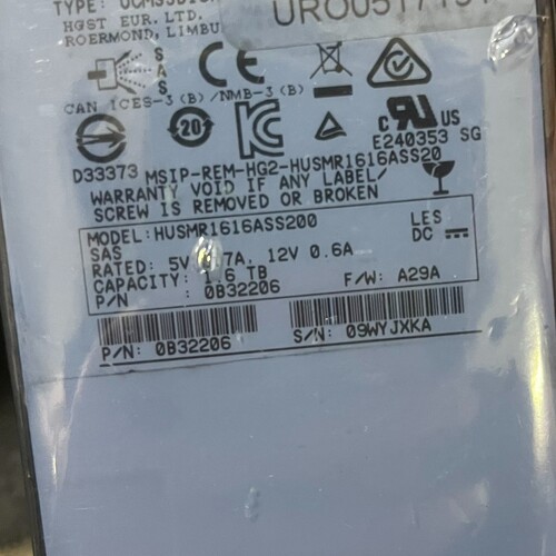 议价HGST HUSMR1616ASS200 服务器硬盘 0