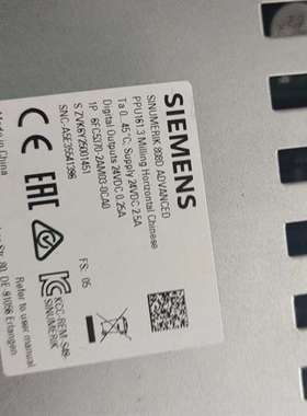 {议价}6FC5370－2AM03－0CA0ppu161.3