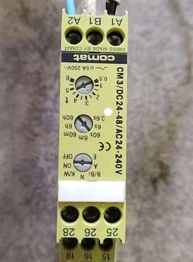 {议价}宜科COmat时间继电器CM3/DC24/48/AC24一2