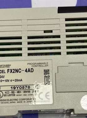 {议价}三菱模块FX2NC-4ADFX2NC-4AD，实物图，售不