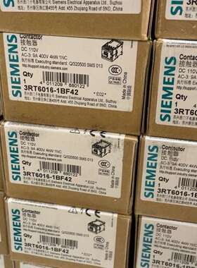 {议价}接触器 3RT6016-1BF42 正品