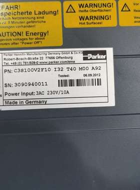 {议价}派克伺服驱动器compax3 230V/10A进口