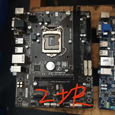 议价技嘉B85M-D2V-SI 1150 D3台式机主板，2块包