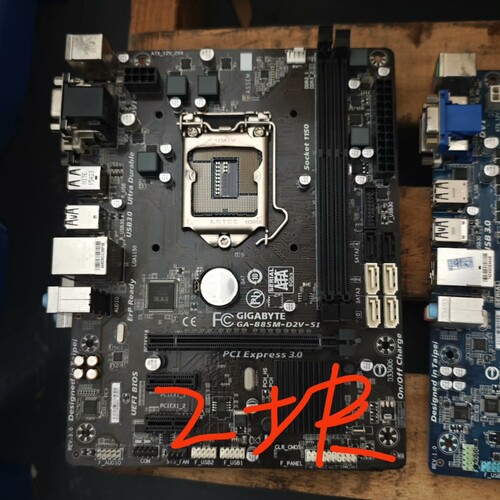 议价技嘉B85M-D2V-SI 1150 D3台式机主板，2块包