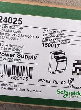 议价施耐德ABLM1A24025  印度进口开关电源   24年
