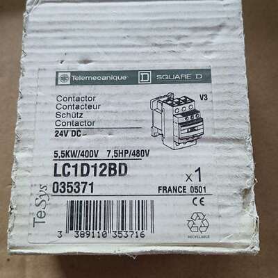 议价原装施耐德Telemecanique接触器 LC1D12BD