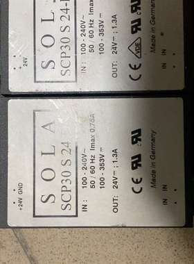 {议价}SOLA产品，SCP30S24-DN成色如图，功能包
