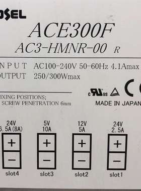 {议价}ACE300F AC3-HMNR-00工业设备开关电源24V