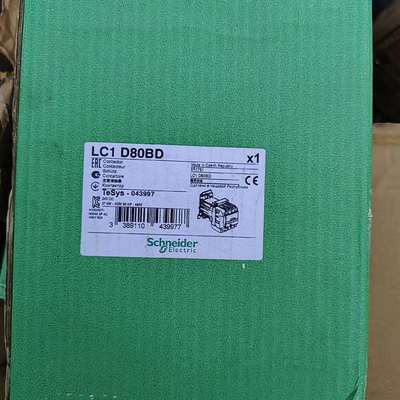 {议价}LC1D80BD接触器，线圈DC24V，带包装，捷