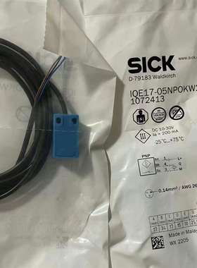 议价全新西克电感式接近开关IQE17-05NPSKW2S传感