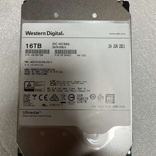 议价WD西数 HC550 16t 硬盘  准新盘 国行