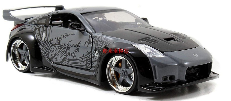jada 1:24 适用于 尼桑 nissan 350z 速度与激情 合金 车模型