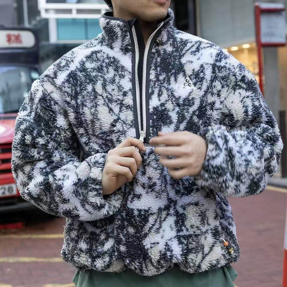 Nike ACG ADV户外机能仿羊羔绒半拉链抓绒套头卫衣 FZ8623-104