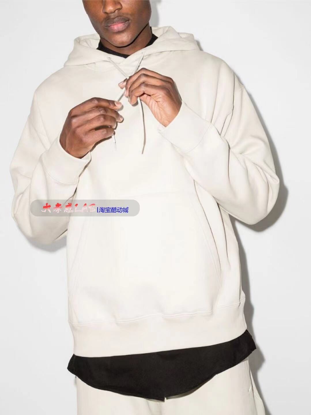 NIKELAB NRG 클래식 자수 스몰 로고 플러스 벨벳 스포츠 캐주얼 루즈 후드티 스웨트셔츠 DA0316-010