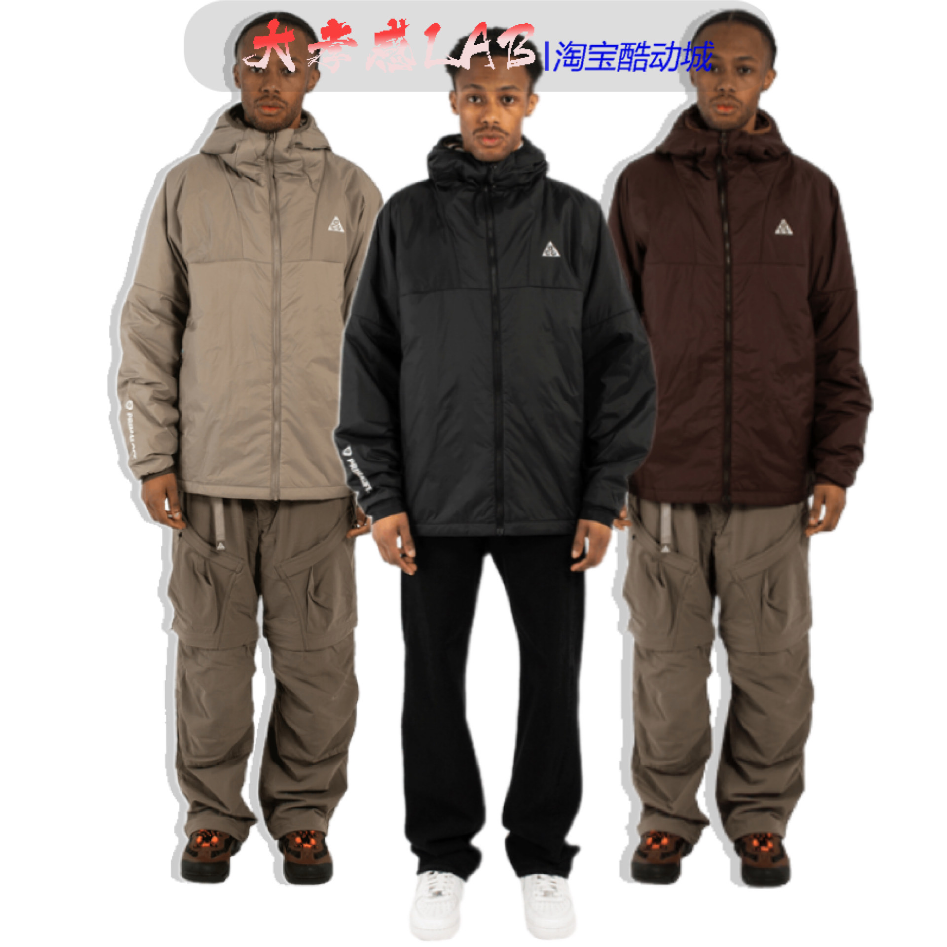 Nike ACG Therma-FIT P棉户外机能拒水可收纳保暖外套 DV0364-010-封面