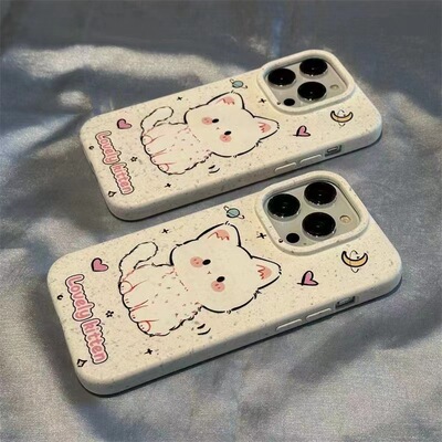 苹果16猫咪女生可爱摄像头不包