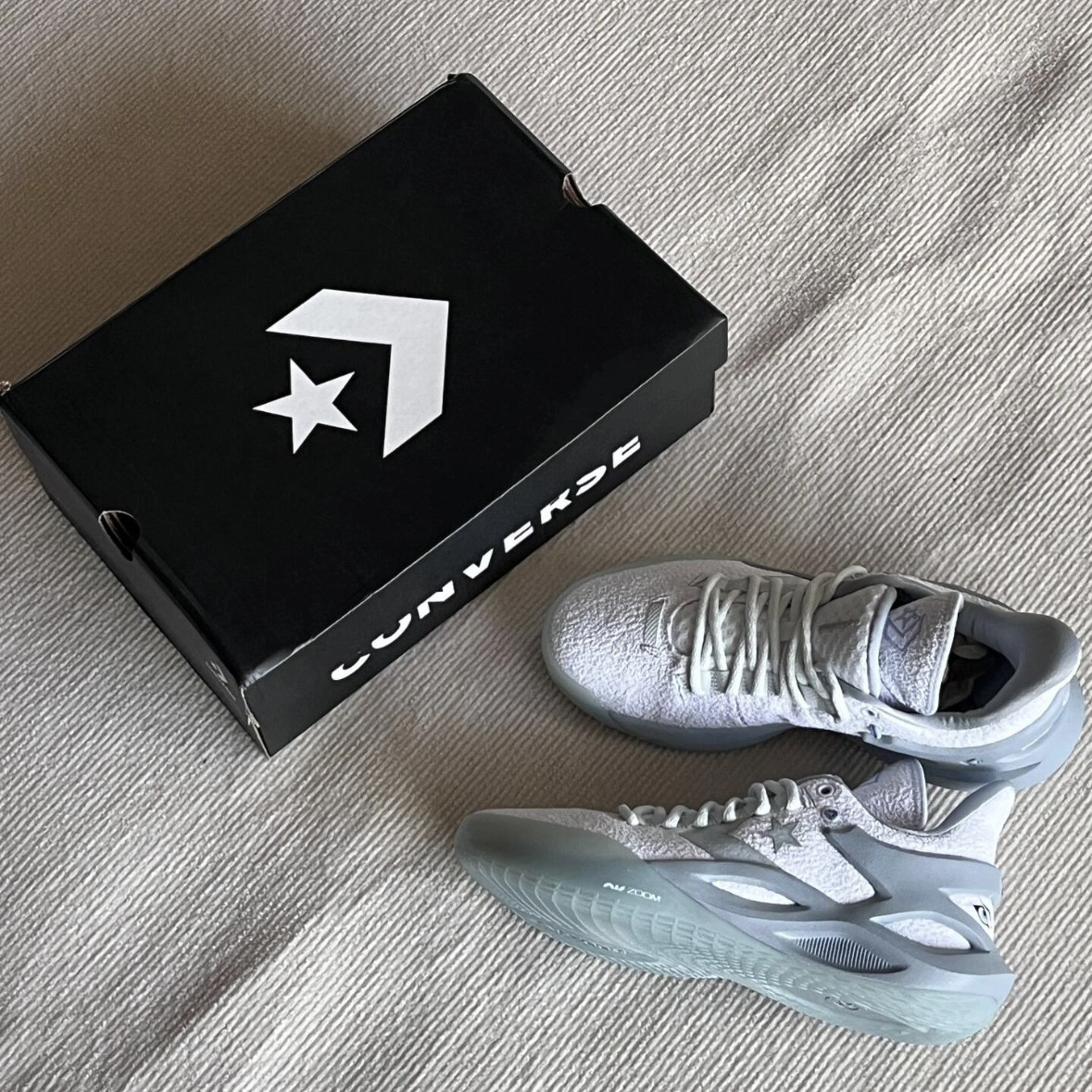 Converse All Star BB Trilliant Cx 耐磨 低帮 篮球鞋白灰色