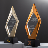 水晶奖杯实木奖牌定制定做创意金属大气企业优秀员工嘉奖纪念高档