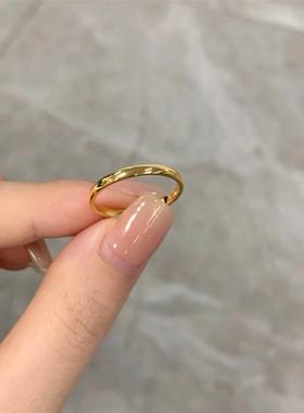 韩式轻奢高级感钛钢戒指