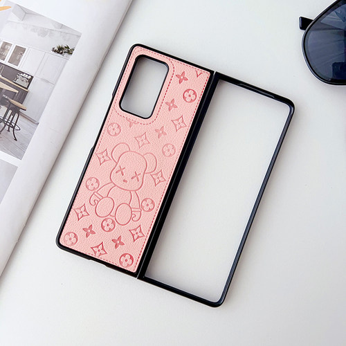 v-case 适用于三星fold2手机壳折叠屏GalaxyZFold4新款暴力熊保护套w22高级感超薄全包外壳情侣ZFold6