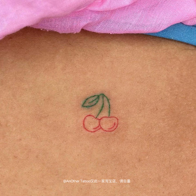 AnOtherTattoo纹身贴樱桃