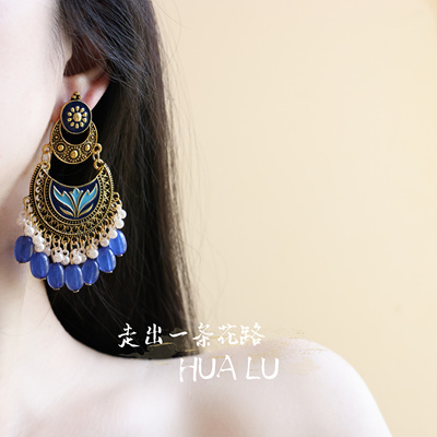 HUALU-流风~异域风情新中式耳饰