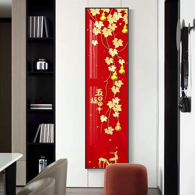 玄关装饰画中式简约新款