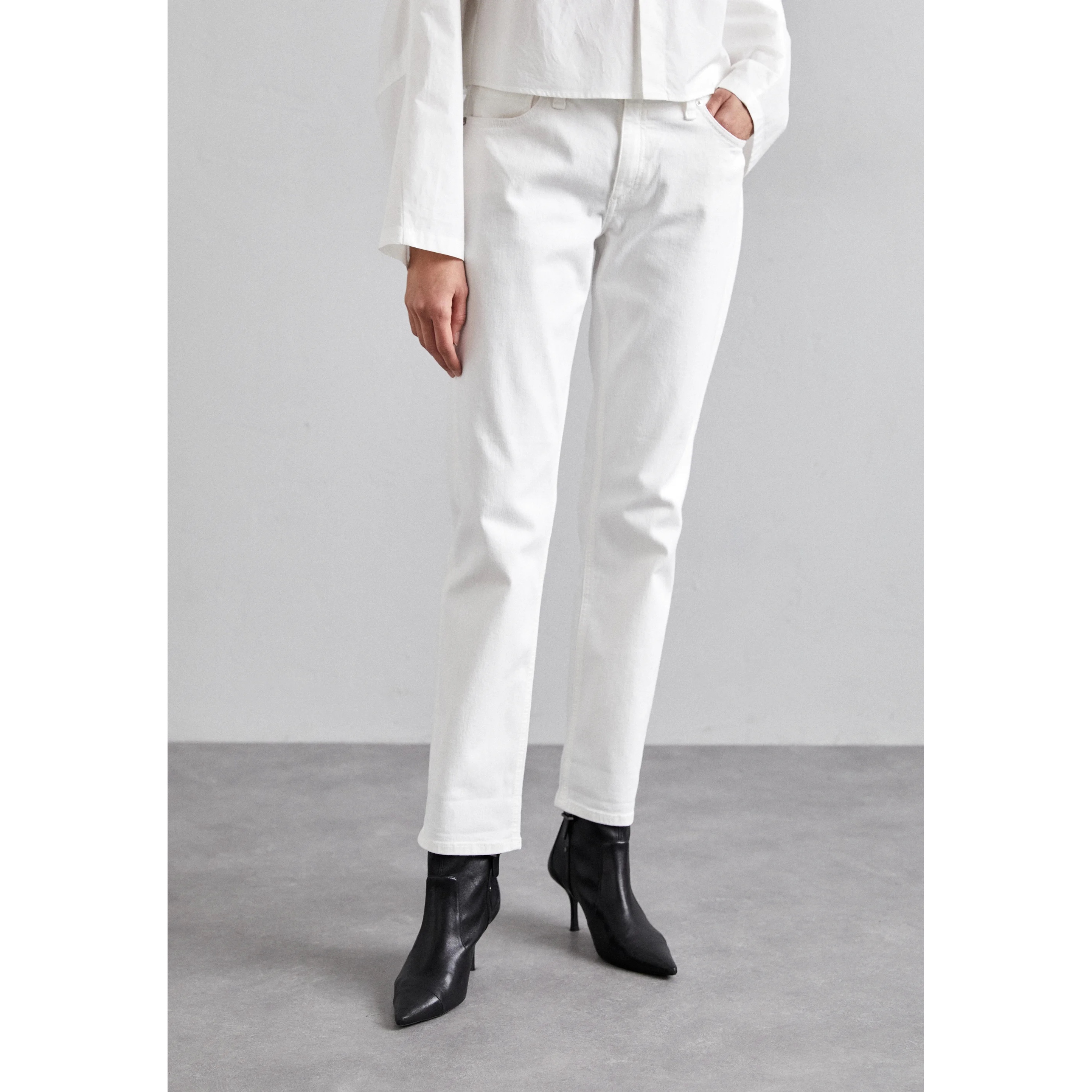 纽约轻奢R&B低腰修身牛仔裤