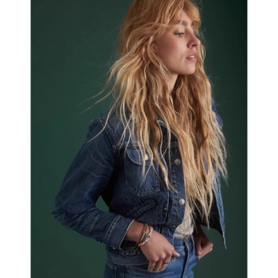 美系AE高端线多口袋牛仔外套