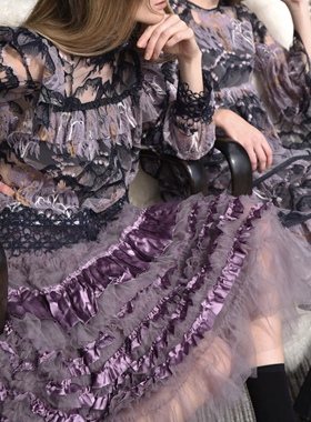 澳洲高端设计师TC 女款 $540 网纱叠层蛋糕裙半身裙