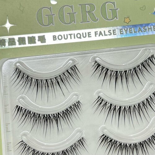 GGRG假睫毛NN27/M11/M15/太阳花/白月光款化妆师睫毛彭彭老师推荐