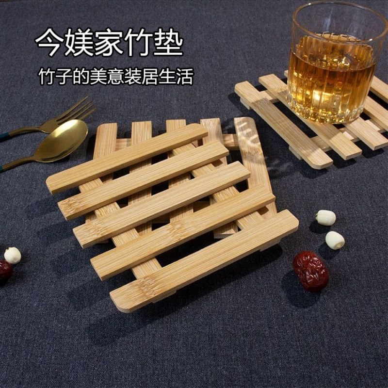 餐桌垫子防烫垫砂锅垫隔热垫耐高温碗垫菜垫子家用餐盘垫竹垫木质