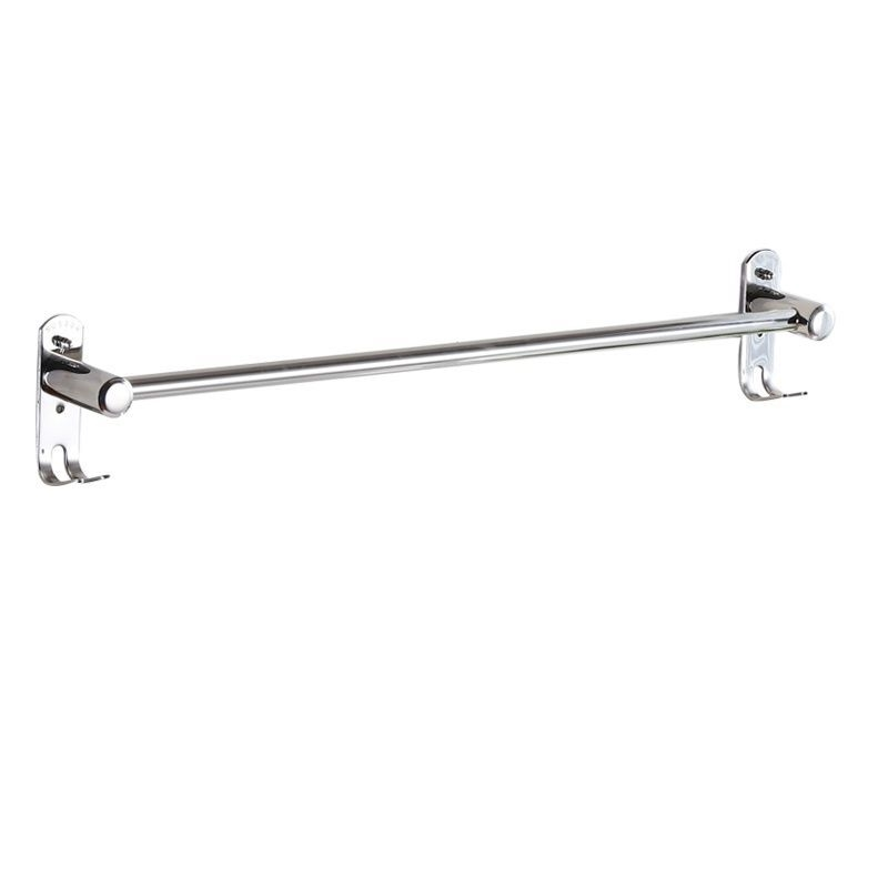 高档304不锈钢毛巾架免打孔单杆挂钩浴室卫生间置物架浴巾收纳架