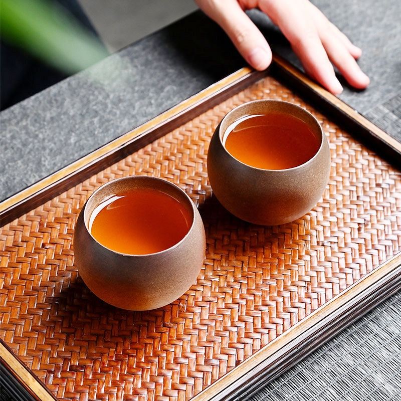 围炉煮茶茶杯主人杯大号复古单杯高颜值古风茶杯酒杯创意陶瓷杯子