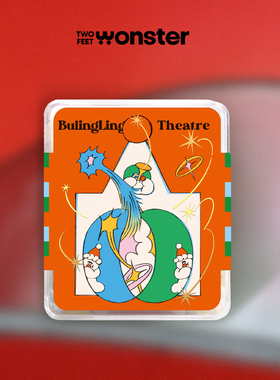 「两脚怪·Bulingling新年贴纸」原创插画可爱设计电脑贴纸防水