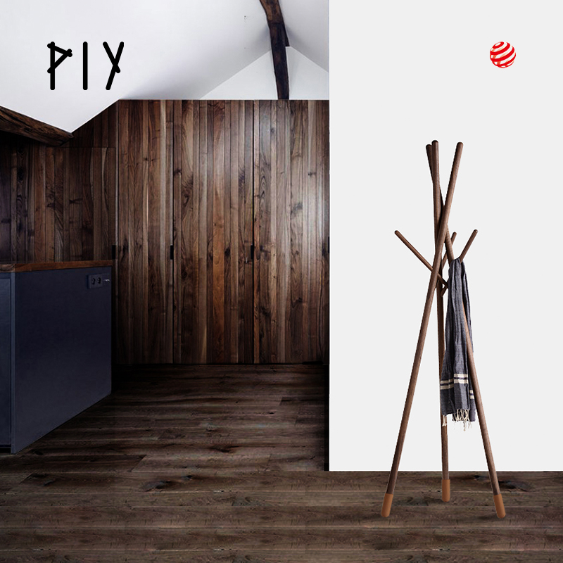 PIY North American black walnut NUDE Coat rack Simplicity Wooden hanger to ground Red Dot Supremacy worksin the Residential furniture , Shelf , Combination hanger  category - from Buy2taobao.com to provide professional Taobao agent buy service