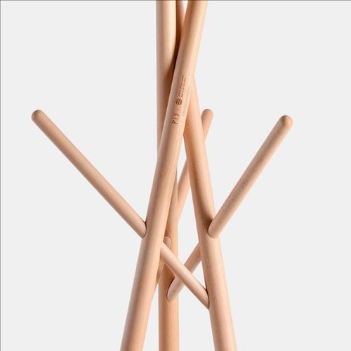 PIY实木落地衣帽架至尊红点奖