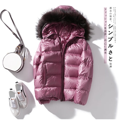 女小个子短款轻薄保暖羽绒服