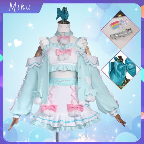 初音未来cos玉桂联动三丽鸥cosplay服装女二次元角色扮演全套装